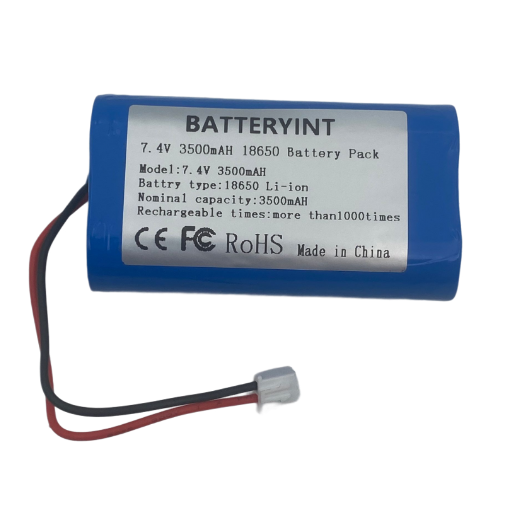 Batería de litio 18650 de 7,4 V y 3500 mAh, paquete de baterías, placa de protección para altavoces