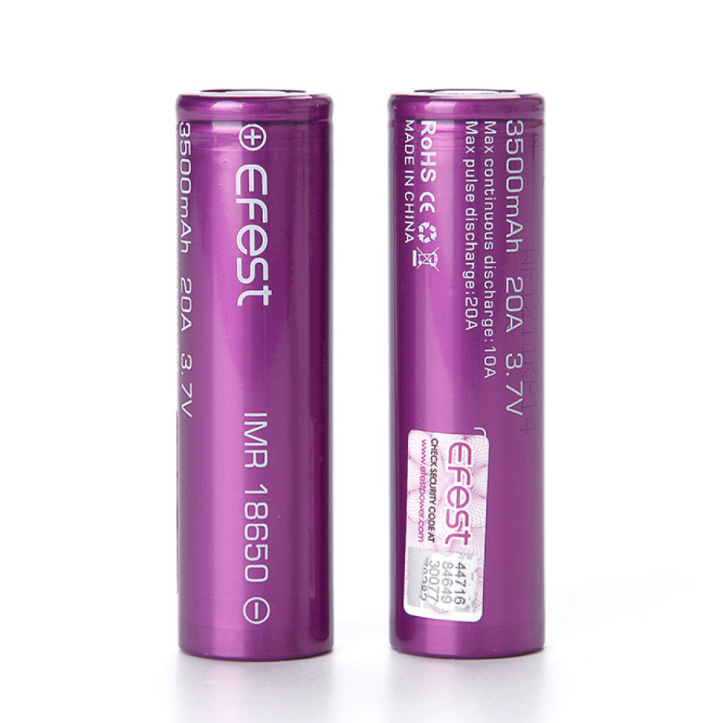 2pcs 18650 3.7V 3500mAh Li-Ion Battery Rechargeable for Power Bank Flashlight Lithium Battery Pack