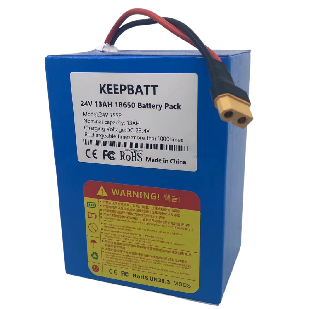 KEEPBATT 24V 13Ah Replacement Battery Pack for Droyd Blipper E-bike