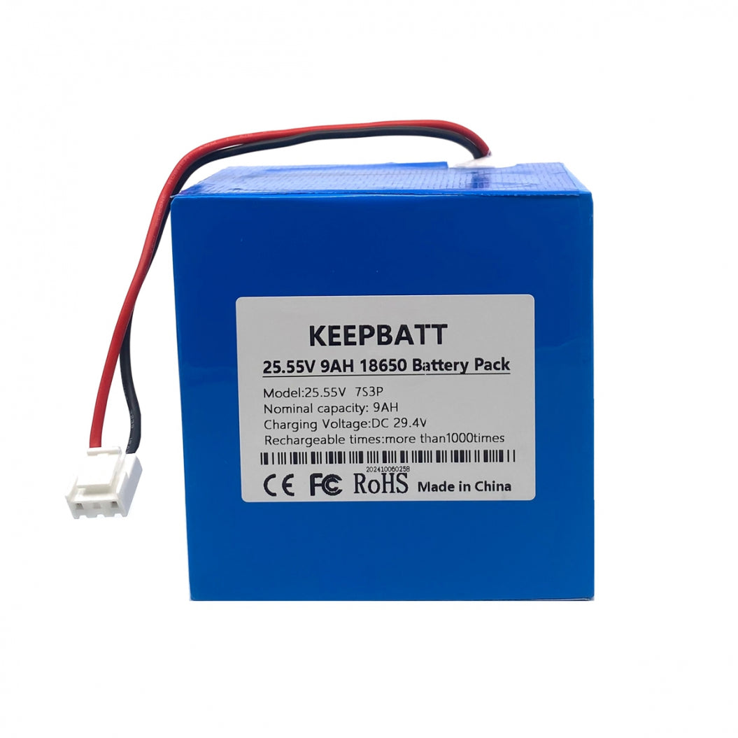 KEEPBATT Batería de Repuesto de 25.5V 7S3P 9Ah para el Limpiafondos Inalámbrico de Pared Aiper Seagull 3000