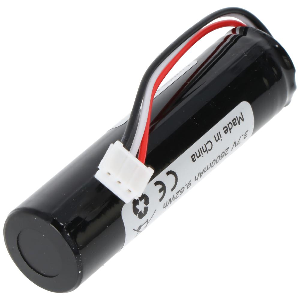 3.7V 2600mAh 18650 Li-ion Battery with BMS 26J Cable and Plug