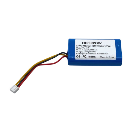 EXPERPOW NTC 7.4V 3000mah Replacement battery For Portable Blutooth Speaker XH2.54 3Pin