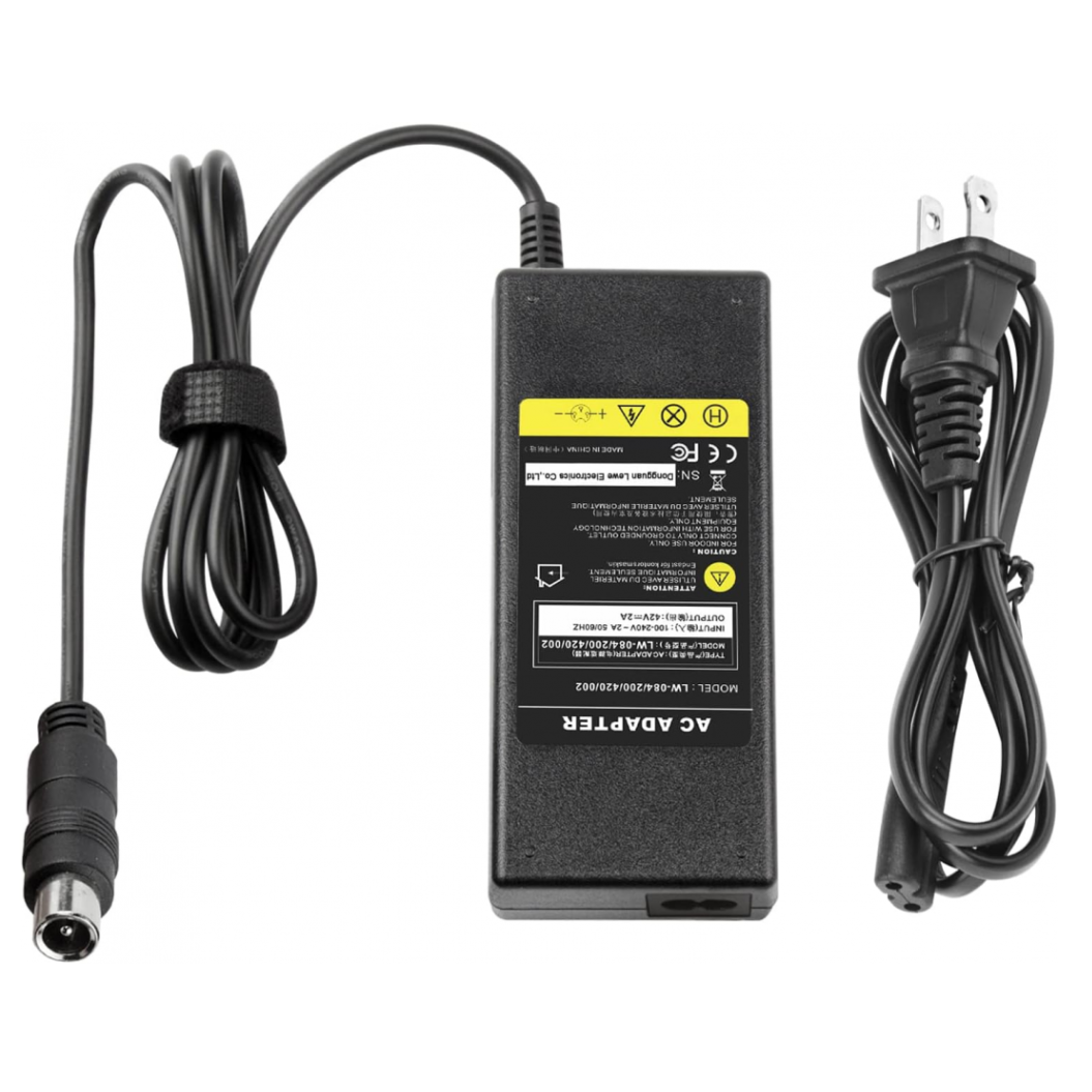 42V 2A Ninebot Electric Scooter Charger Round RCA Connector Compatible with 36V Li-ion Battery for Xiaomi M365 Segway