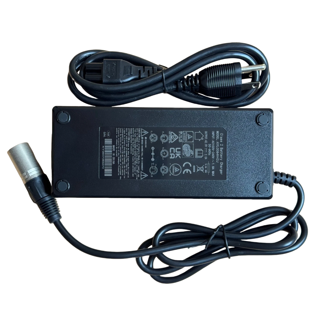 42V 2A 5 Pin Lithium Charger for Ave Citybug Raleigh EBCO Winora Bike TranzX PST