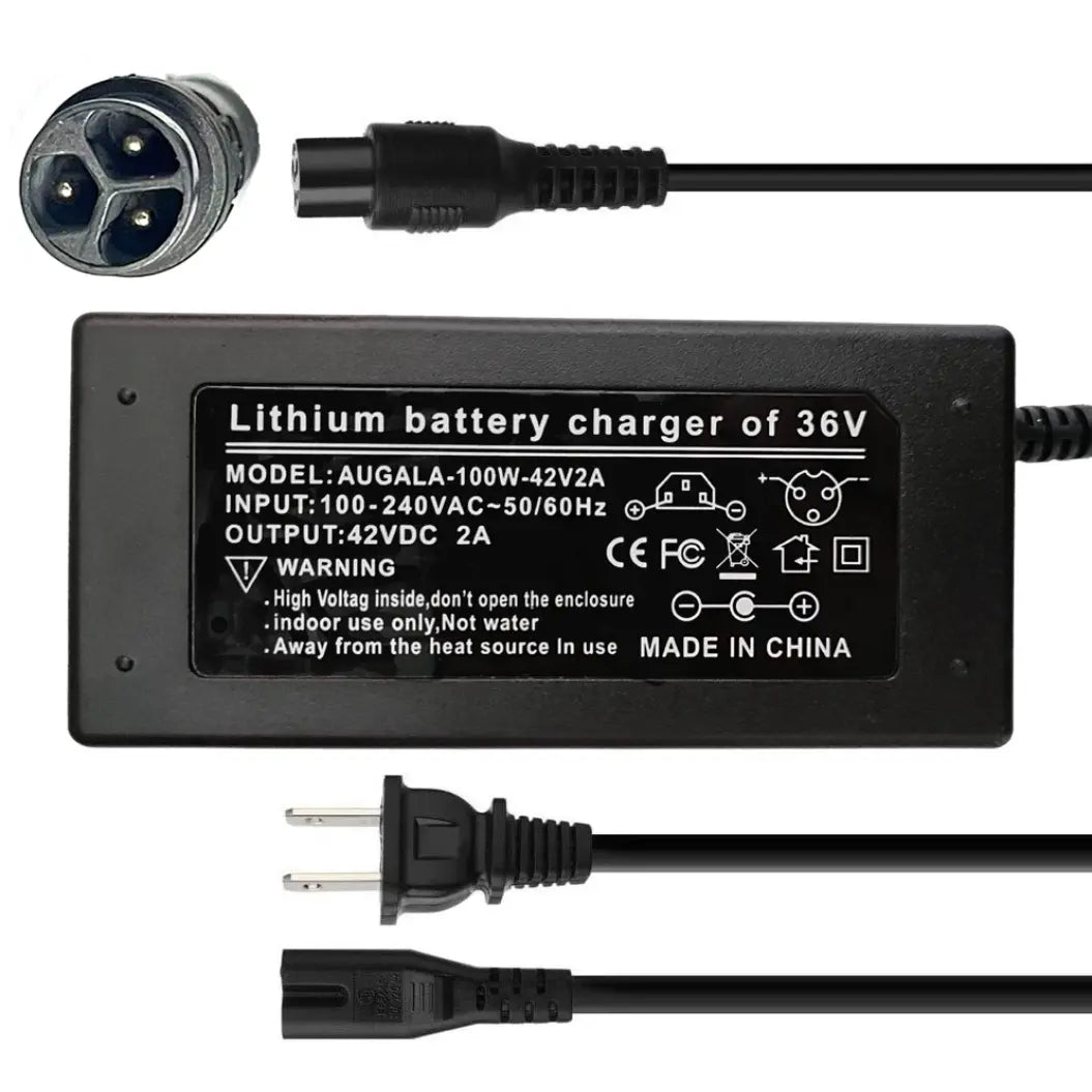 42V 3A Fast Charger For 36V Huffy cadence vertis Battery IMP 3-pin UL Listed