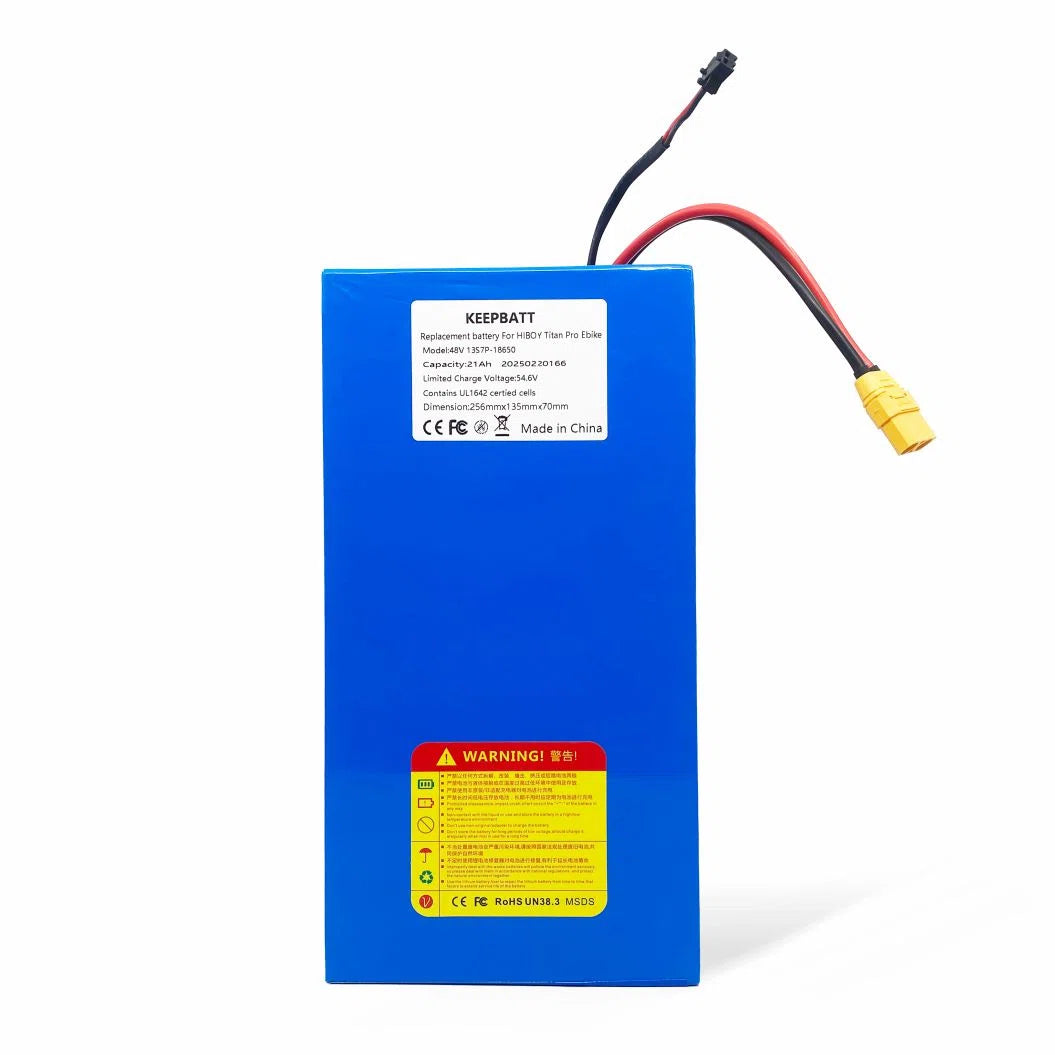 KEEPBATT 48V 21Ah 교체용 배터리, HIBOY TITAN PRO 전기 자전거용