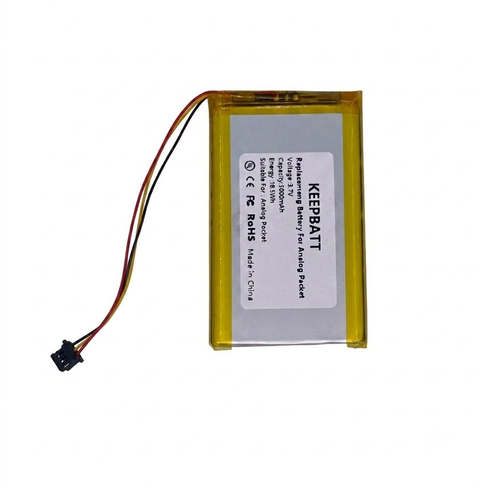 5000mAh Extended Replacement Battery for Analogue Pocket With Complete Repair Toolkit