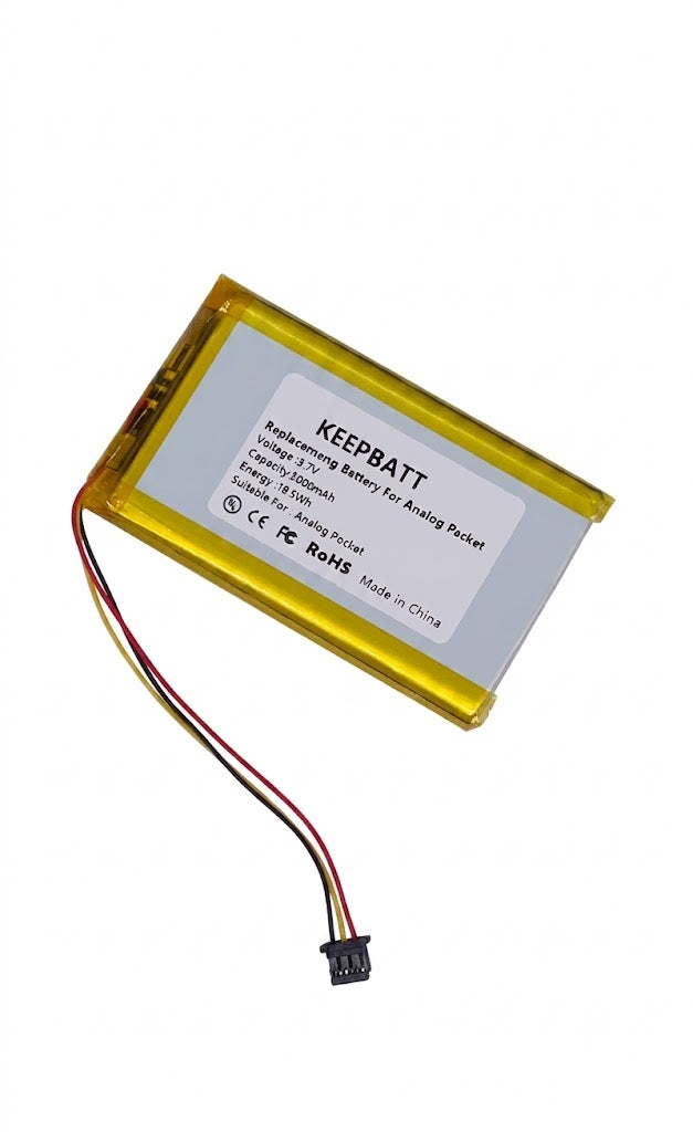 5000mAh Extended Replacement Battery for Analogue Pocket With Complete Repair Toolkit