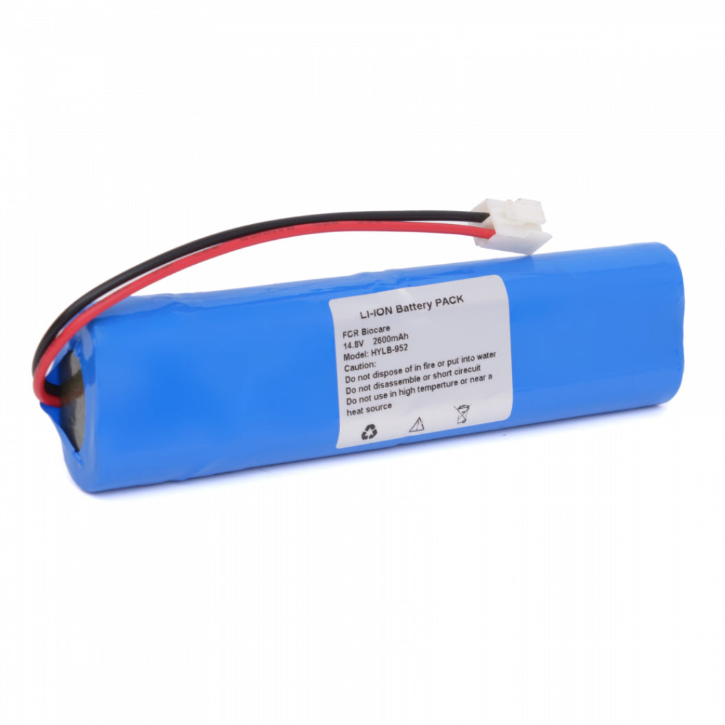 14.8V 2600mAh oplaadbare patiëntmonitorbatterij voor Biocare ECG-1215 ECG-1210 ECG-1260 HYLB-952 ECG