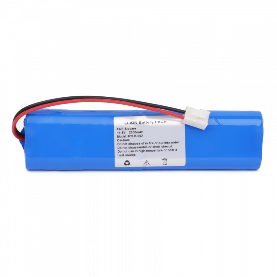 14.8V 2600mAh oplaadbare patiëntmonitorbatterij voor Biocare ECG-1215 ECG-1210 ECG-1260 HYLB-952 ECG