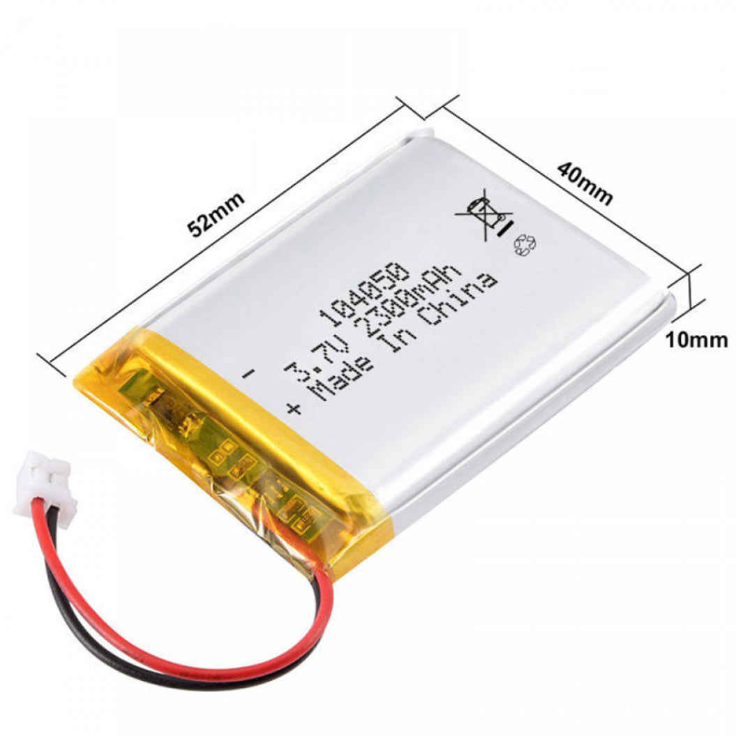 Batterie lithium-ion 3,7 V 2300 mAh 104050 - Batterie lithium-polymère haute capacité pour téléphone portable et ordinateur portable