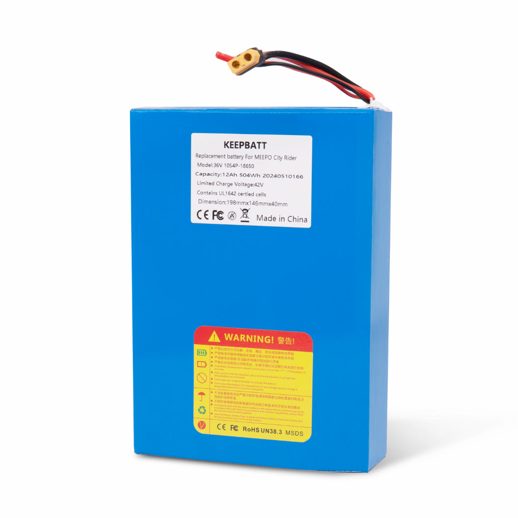 KEEPRATT 36V 12Ah Bateria de Substituição para Meepo City Rider Skateboard Elétrico