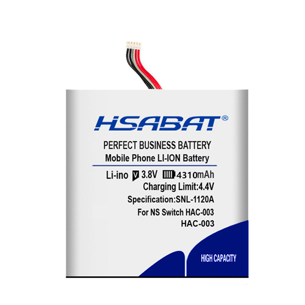 Batería HSABAT 4310mah HAC-003 para Nintendo HAC S JP / EU C0, consola Switch HAC 001