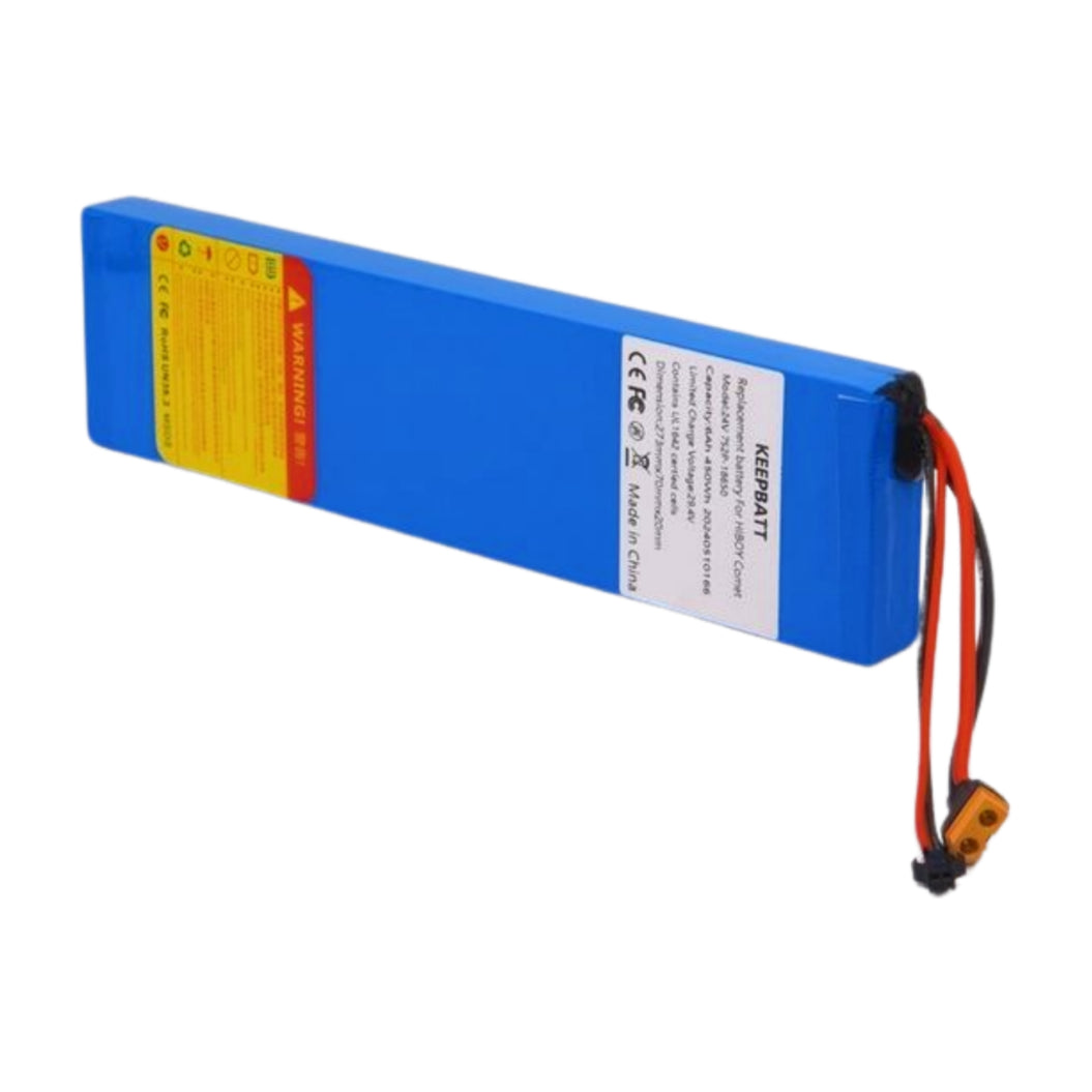 KEEPBATT 24V 6Ah Vervangingsbatterij voor Hiboy Comer E-scooter