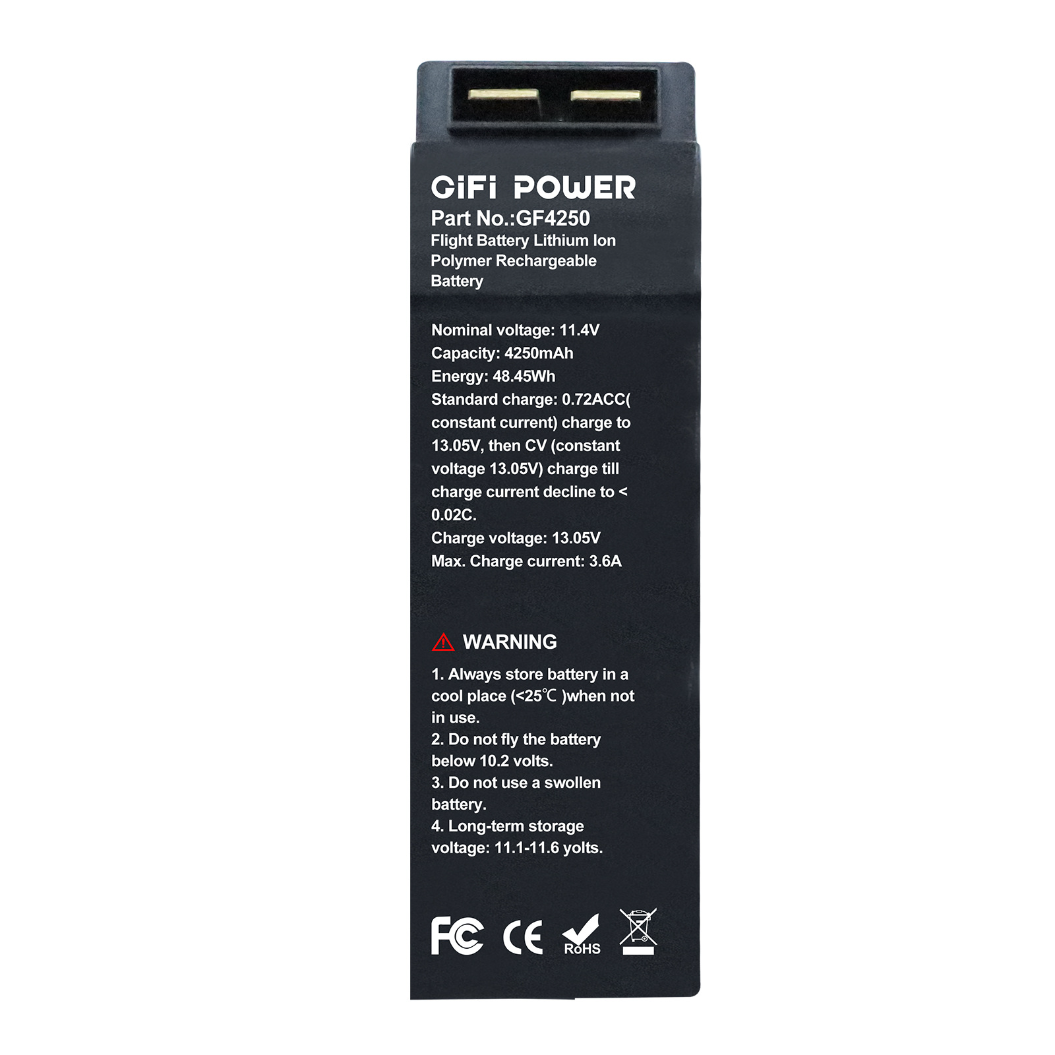 11.4V 4250mah Replacement Battery for Swellpro Spry, Spry+ Drone
