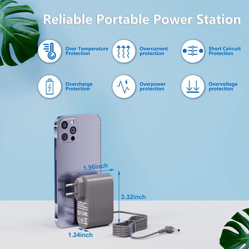 Dyson V10 V11 V12 V15 SV12 SV14 SV15 SV20 SV22용 30.45V 충전 케이블 충전기 (6ft) - 청소기 교체 부품