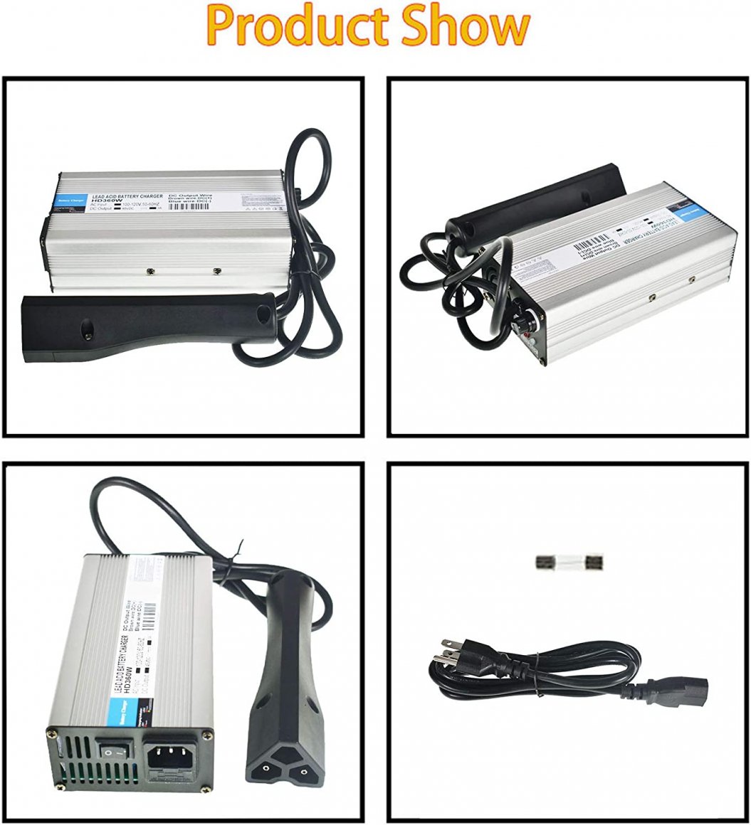 Cargador de batería de repuesto para carrito de golf RXV de 48 V/6 A para Star EZGO Club Car DS EZGO TXT