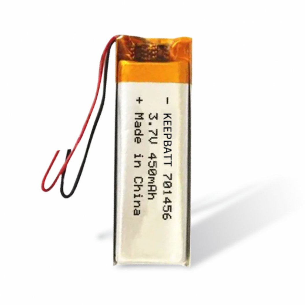 Batterie Li-Polymère Rechargeable KB-LP 701456 3,7V 450mAh pour Liseuse