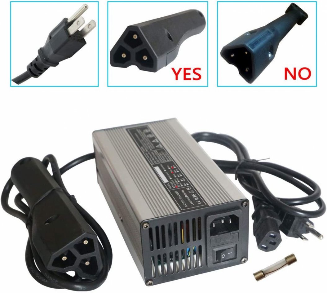 Nuevo cargador de batería para carrito de golf RXV de 48 V y 6 A para Ez-Go EZgo TXT con enchufe RXV 3
 Diente