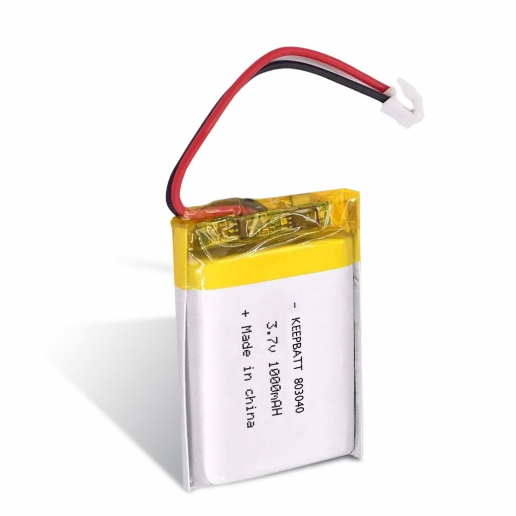 Batería Li-Polímero Recargable KB-LP 803040 3.7V 1000mAh para GPS