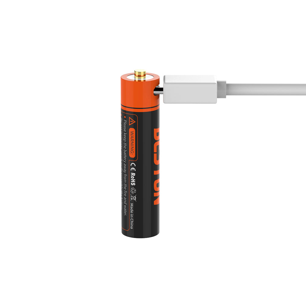 1.5V 1000mWh Beston Micro USB Triple AAA Li-ion Oplaadbare Batterijcel