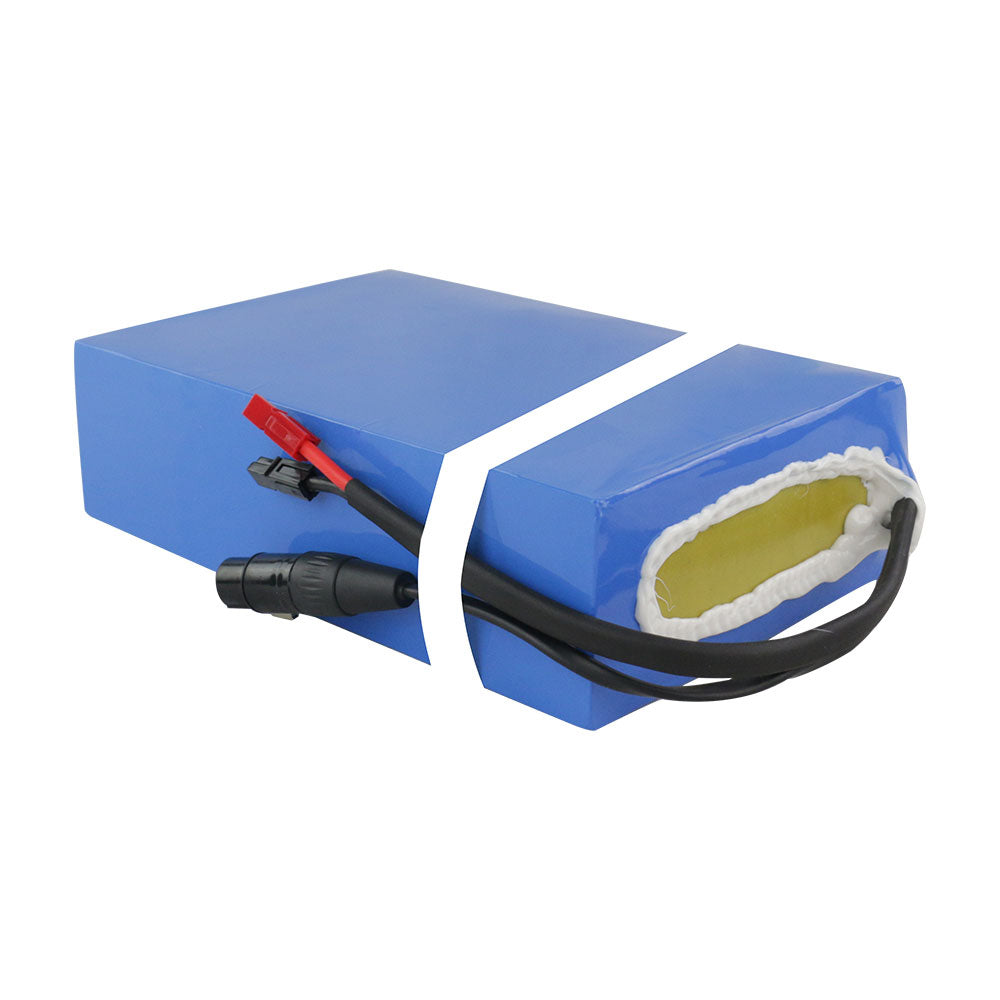 Bateria de Lítio 36V 17.5Ah Preta com BMS de 30A para Bicicleta Elétrica ao Ar Livre D034