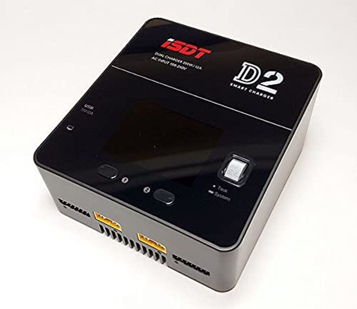 D2 Mark 2 200W 12A ISDT Alimentation Lipo Chargeur Équilibreur Déchargeur AC DC Double pour Modèles Rc 1-6S Li-ion Life NiCd NiMH LiHV PB