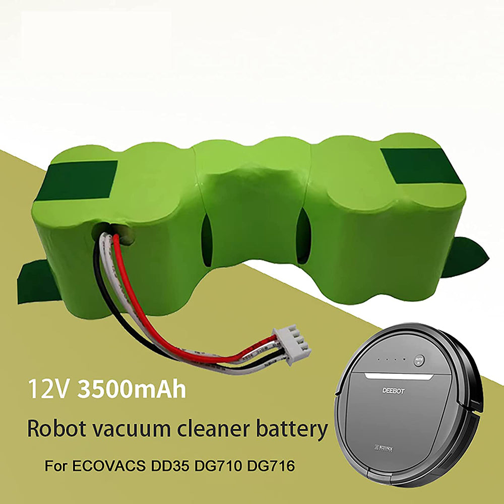 12V 3500mAh 交換用バッテリー Deebot 901 ECOVACS DM88 DD35 DD33 DD35E DD56 DD37 DT88DE55 掃除機ロボット用