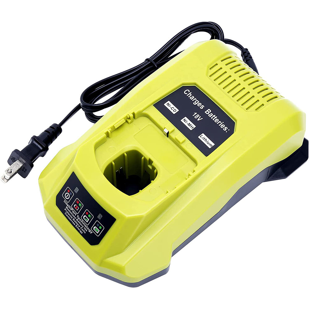 Battery charger compatible with Ryobi 12V-18V One+ Lithium-Ion NiCad NiMh Battery P102 P108 P189 P197 P103HP Battery PBP002 PBP005