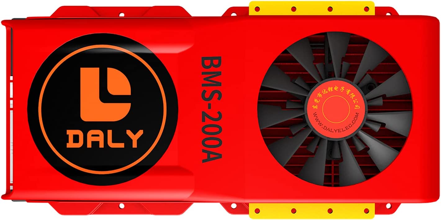 Daly Smart BMS LiFePO4 20S 60V 200A / Li-ion 20S 72V 200A Bluetooth BMS FAN Board 52 130 235
