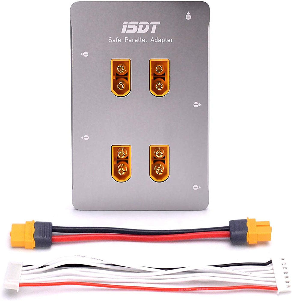 PC-4860 ISDT 리포 충전 병렬 충전 스테이션 1-8S XT60 RC 배터리 4팩 지원