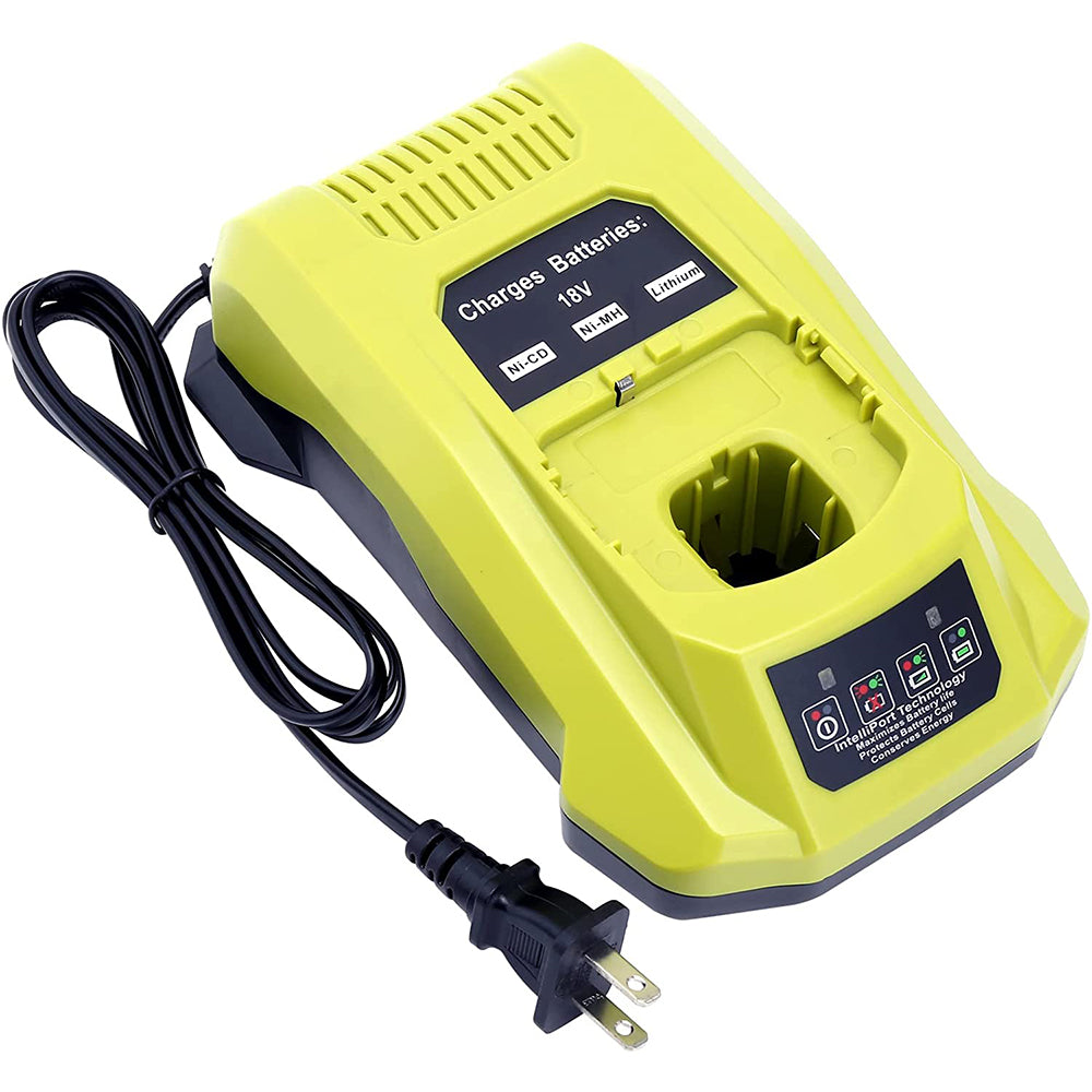 Battery charger compatible with Ryobi 12V-18V One+ Lithium-Ion NiCad NiMh Battery P102 P108 P189 P197 P103HP Battery PBP002 PBP005