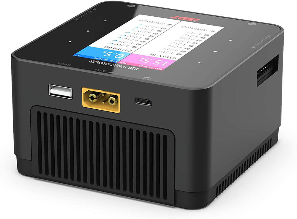 P30 1000WX2 30AX2 ISDT Power Dual Channel Bluetooth BattGo Lipo Smart Battery Balance Charger for 1-8S Li-ion NiCd NiMH