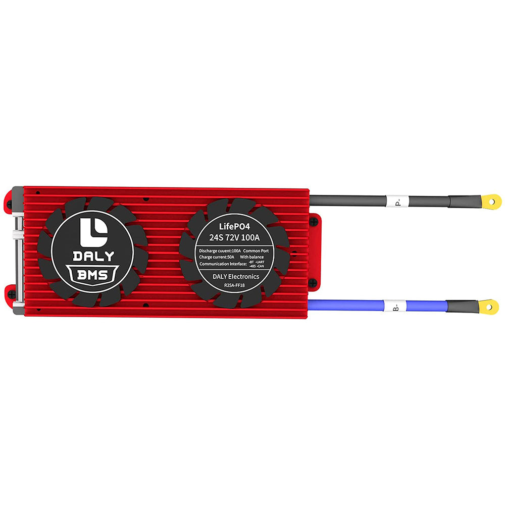 Daly Smart BMS LiFePO4 24S 72V 100A Bluetooth BMS Board 24 65 166