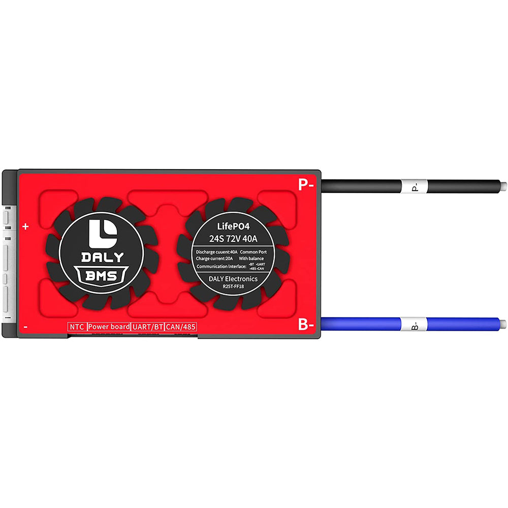 Daly smart bms LiFePo4 24S 72V 40A bluetooth BMS board 18 66 128