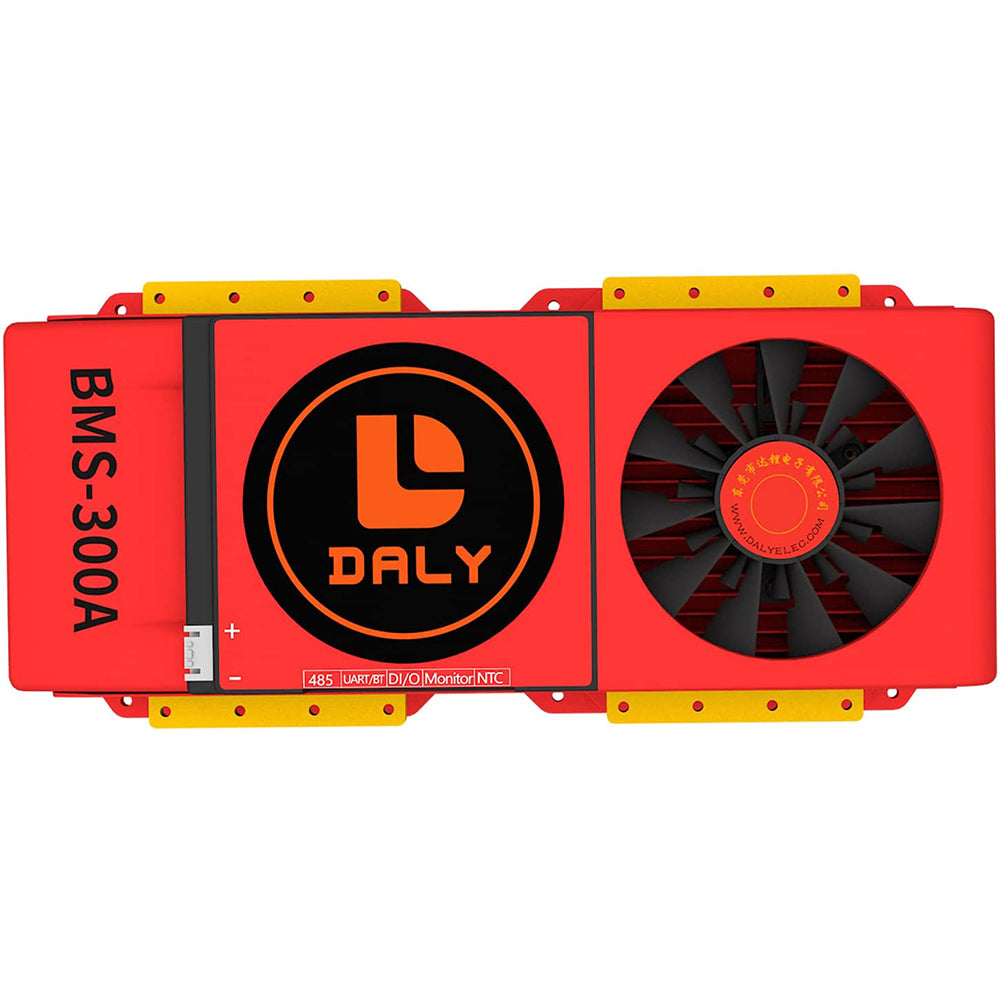 Daly smart bms Li-ion 3S 12V 300A bluetooth BMS FAN board 52 130 257