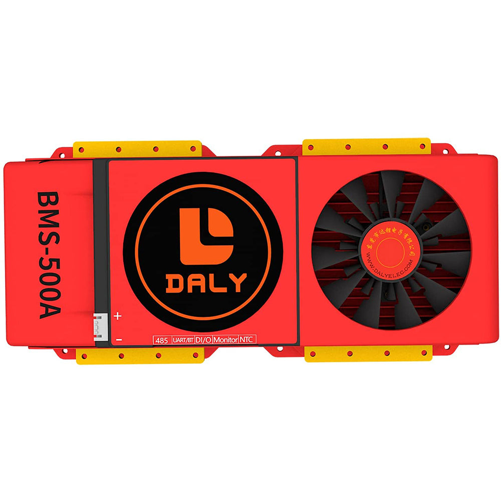 Daly smart bms Li-ion 3S 12V 500A bluetooth BMS FAN board 52 130 257
