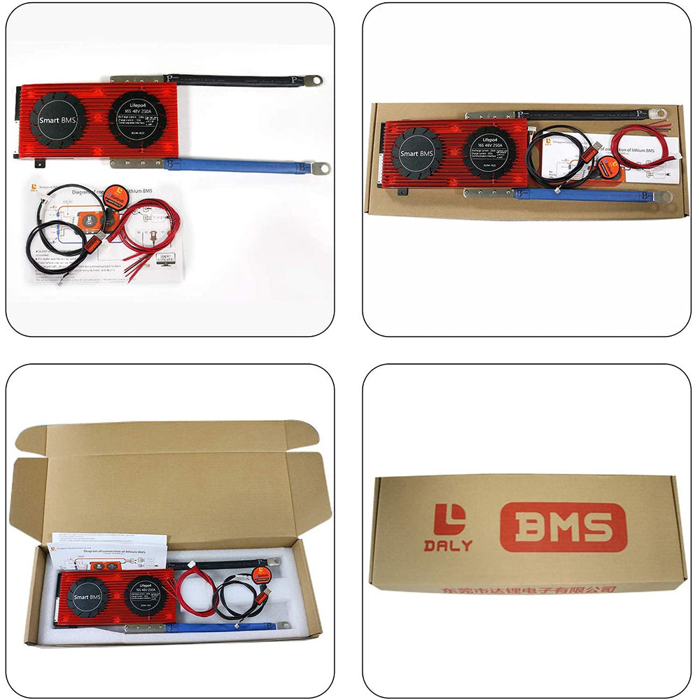 Daly BMS Inteligente Li-Ion 13S 48V 200A Bluetooth Placa BMS 32130221