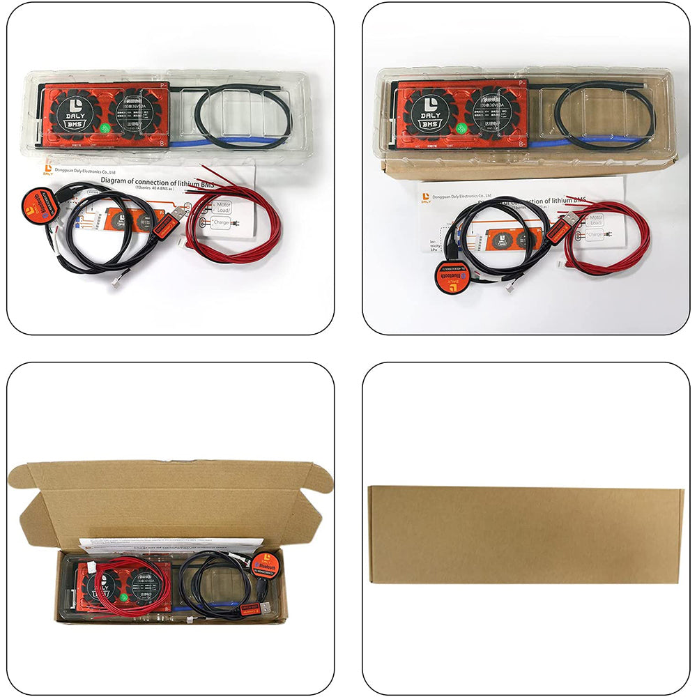 Daly smart bms LiFePo4 15S 48V 60A bluetooth BMS board 18 66 128