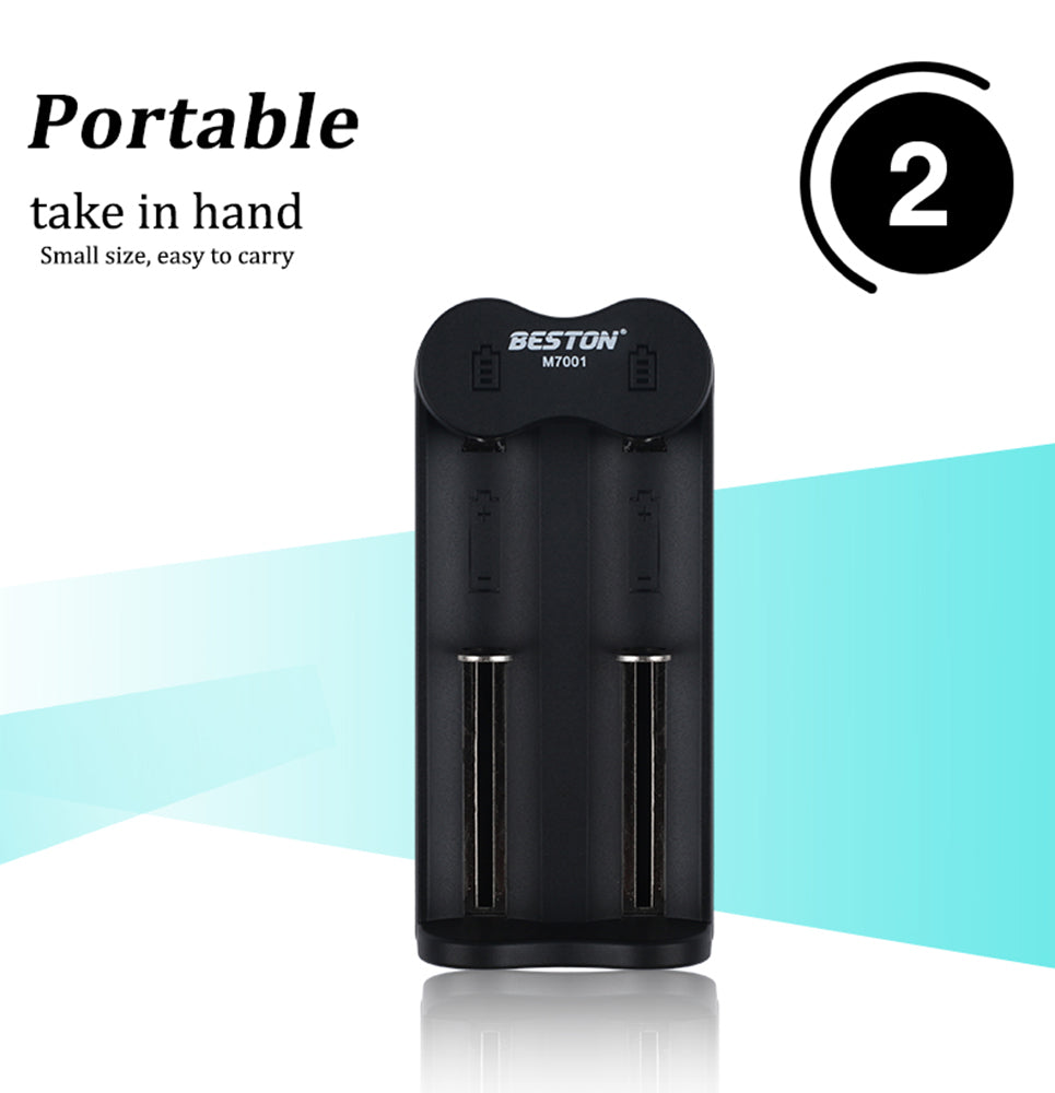 Fast Smart Battery Charger 3.7V 4.2V 2 Slots Charger For 18650 21700 32700 26650 16430 Rechargeable Batteries Newest Arrival