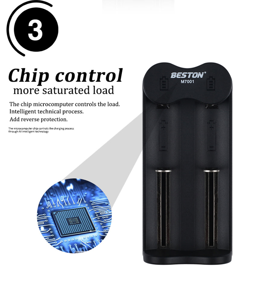 Fast Smart Battery Charger 3.7V 4.2V 2 Slots Charger For 18650 21700 32700 26650 16430 Rechargeable Batteries Newest Arrival