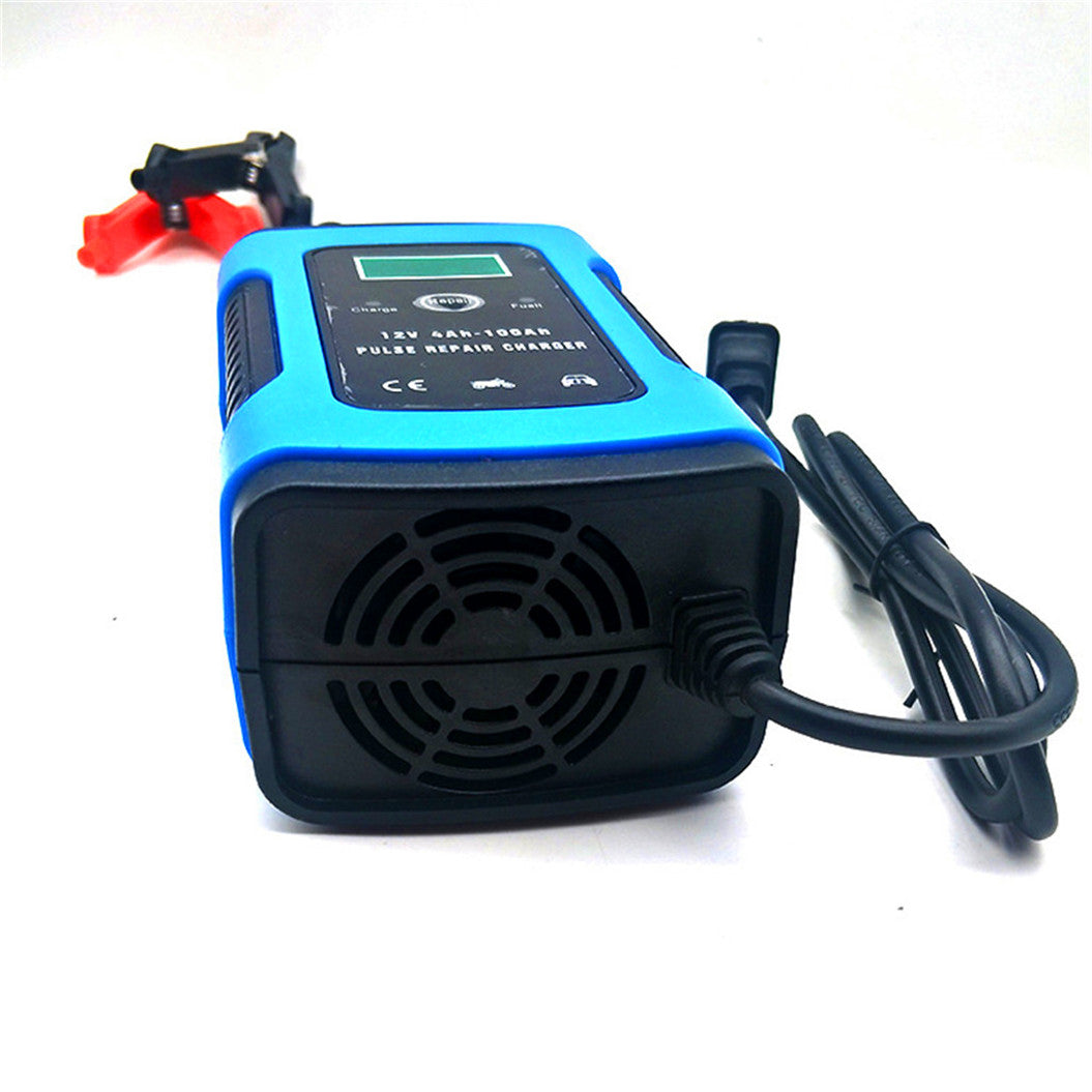 12V 6A バッテリーチャージャー 自動監視スマート充電器 自動車用鉛蓄電池対応