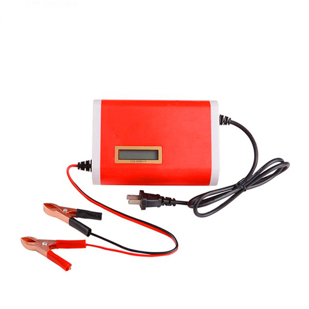 12V Volledig Automatische Motorfiets Auto Acculader 6A Intelligente Snellader Kabel Van 20-80AH