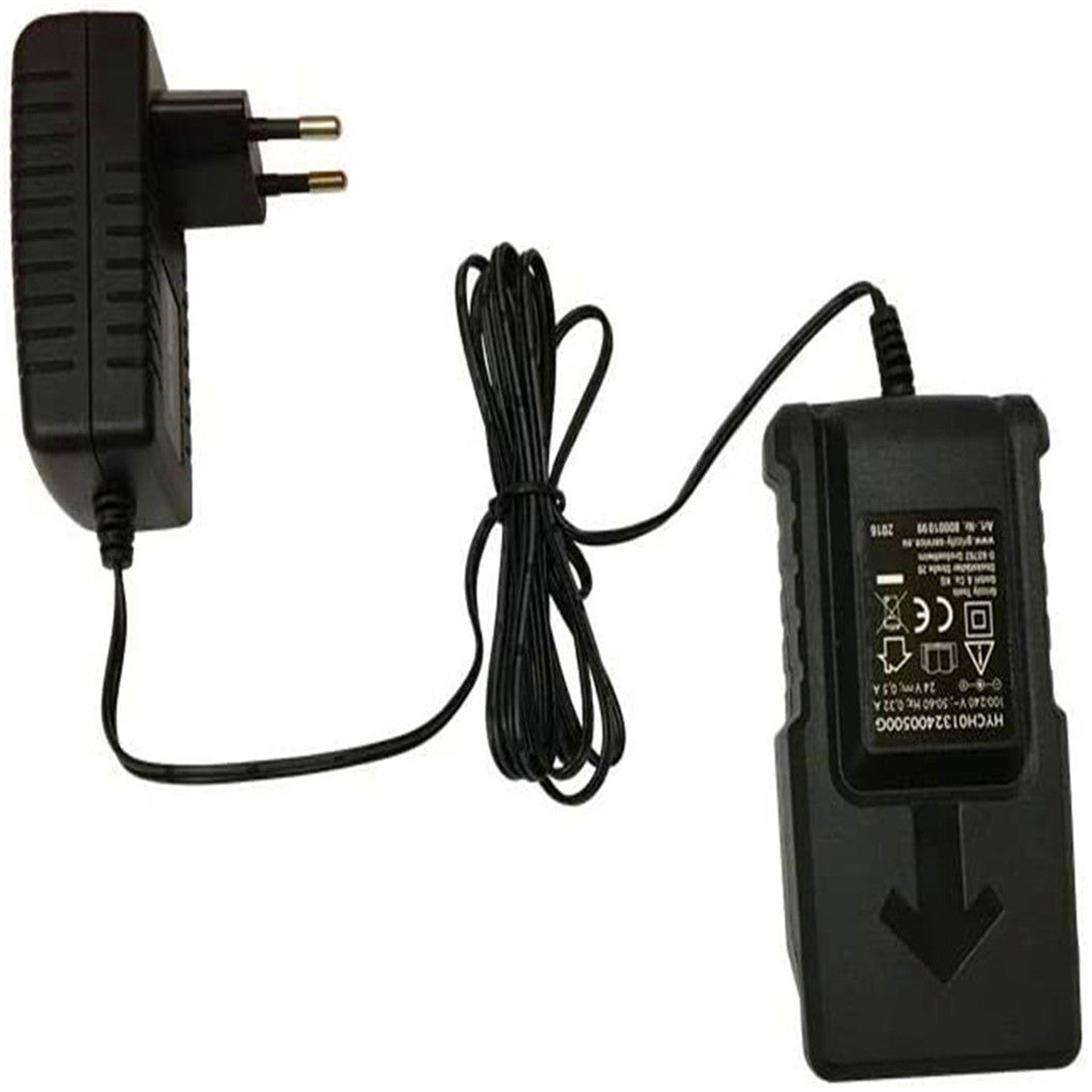 Standaard oplader 2420 voor 2,0 Ah en 4,0 Ah batterijen van de Grizzly 24 Volt serie