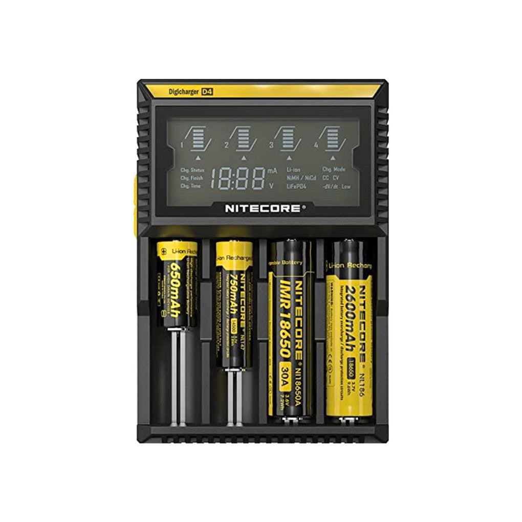 digital D4 charger, black, one size