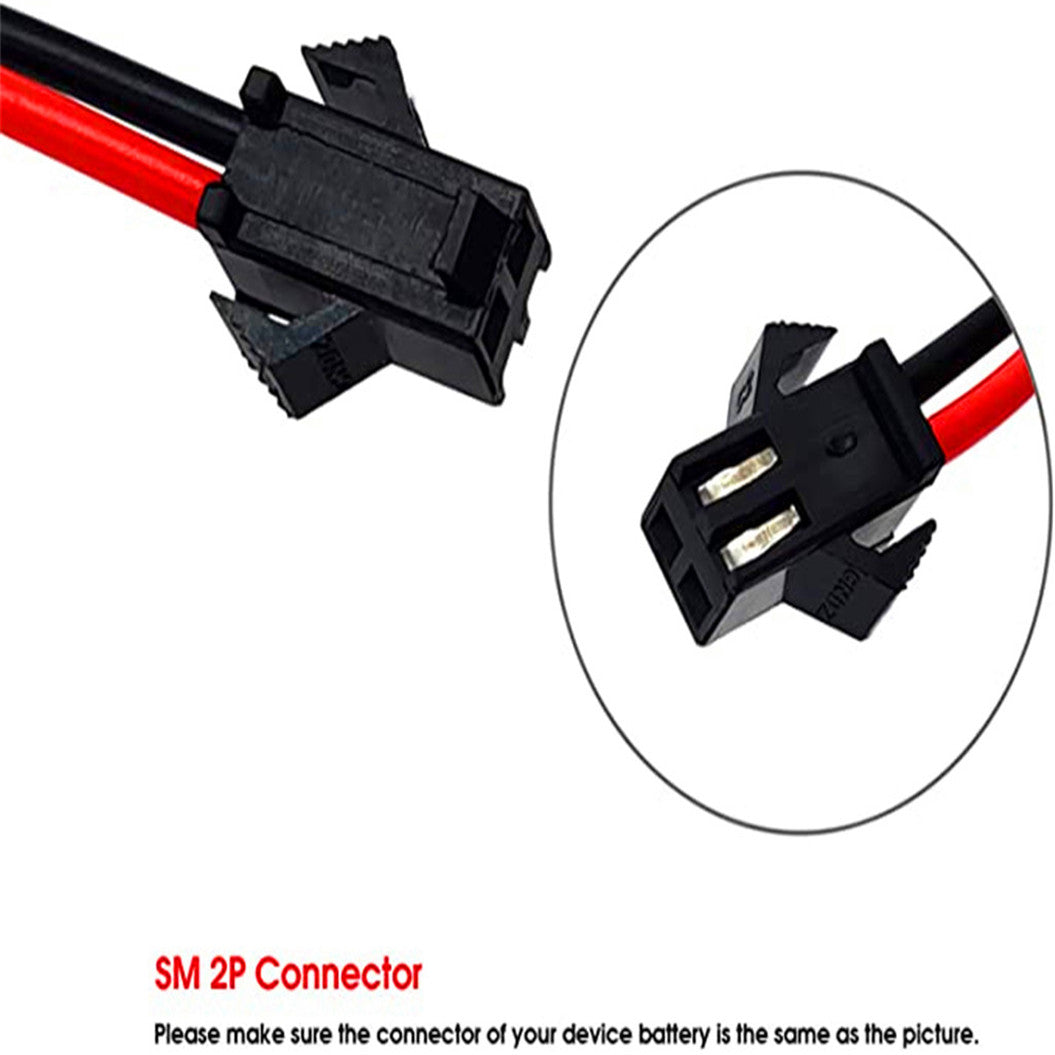 7.2V NI-MH battery, 2400mAh rechargeable AA battery with SM 2P connector and USB charging cable
