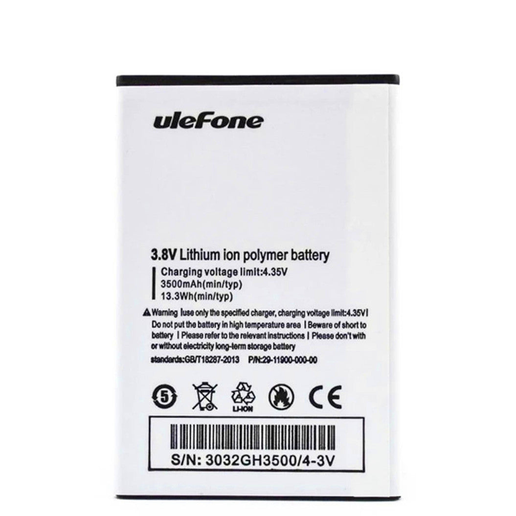 3500mAh Cell Phone Battery for Ulefone U008 Pro 4G 5.0 Inch MTK6737