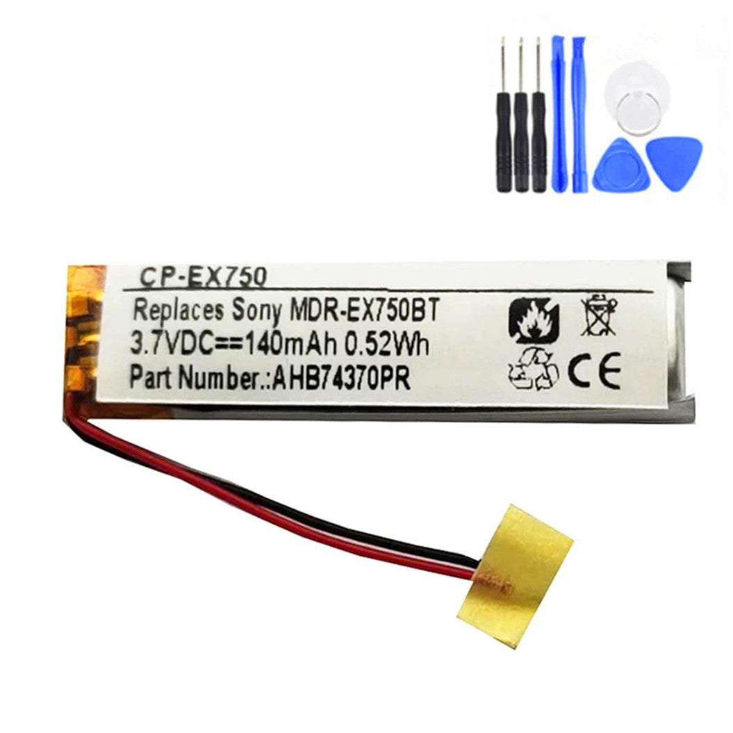 3.7V 140mAh battery suitable for Huawei AM61 Honor xSPORT AHB74370PO headset battery