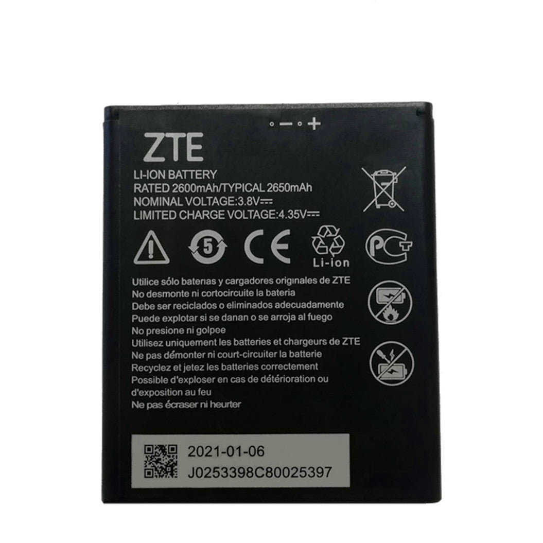 3.8v 2600mAh lithium-ion battery for ZTE Blade A5 2019