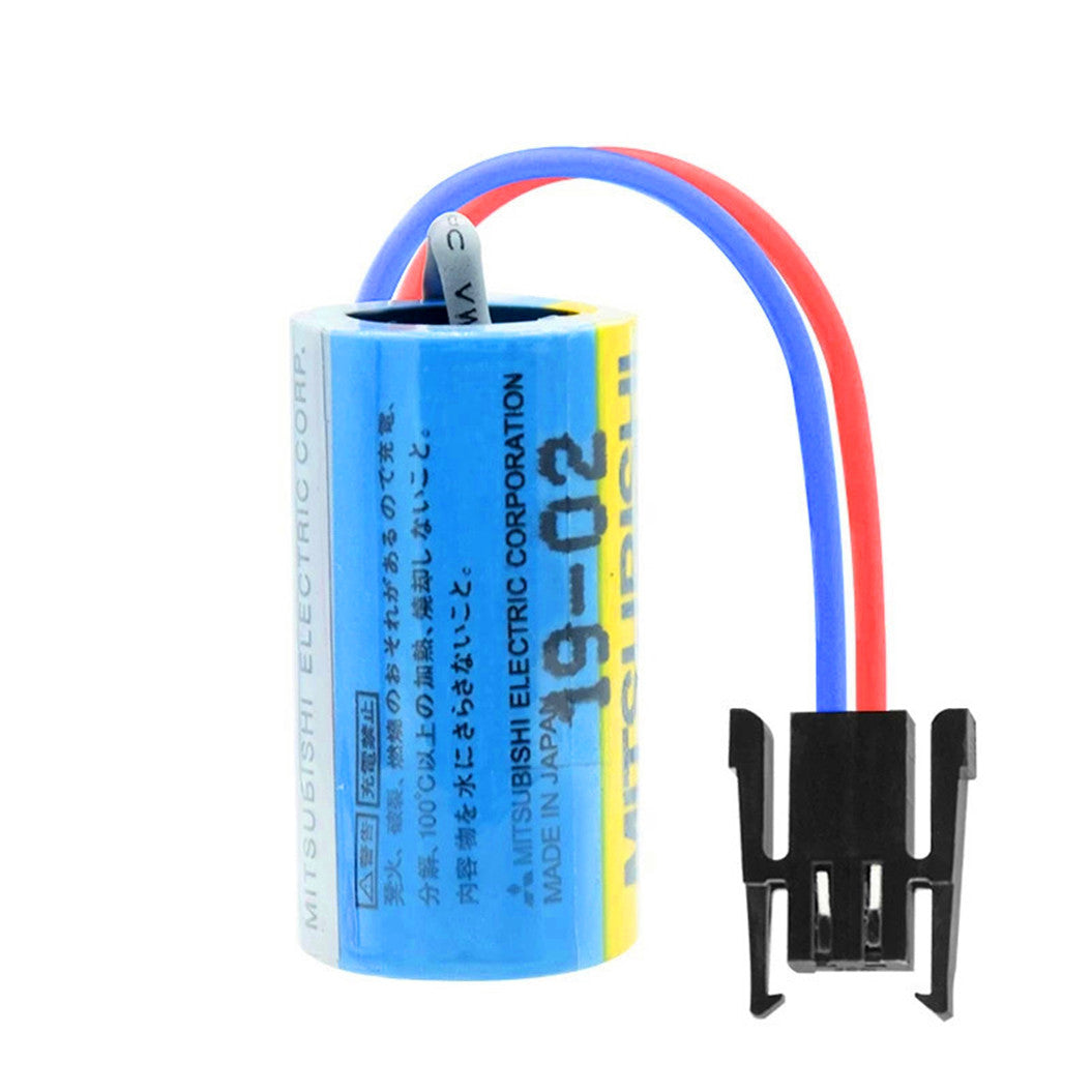 3.6V 1700mAh lithium-ion battery for Mitsubishi ER17330V MR-BAT CNC machine tool server 2-wire connector